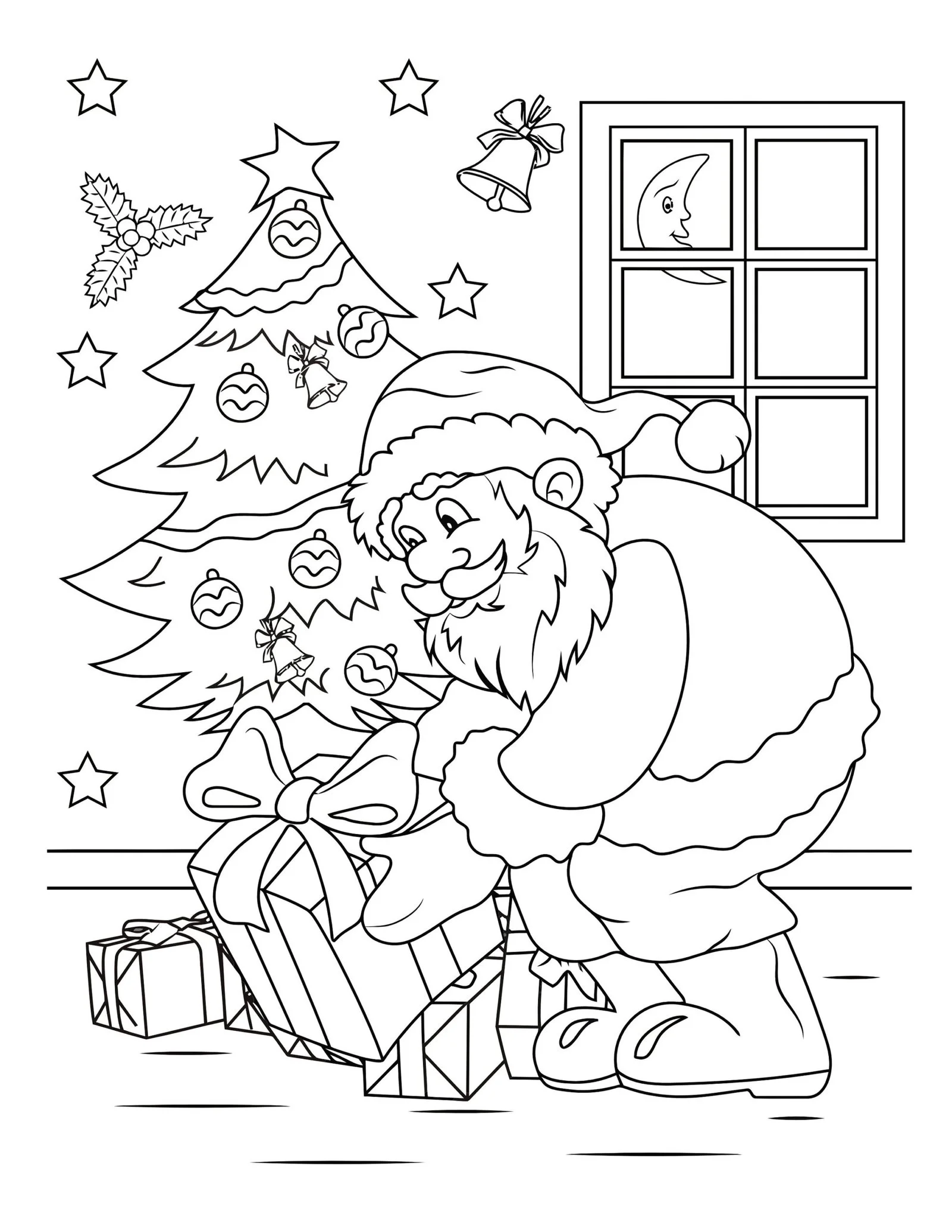 Navidad De Veo Veo Para Colorear 10