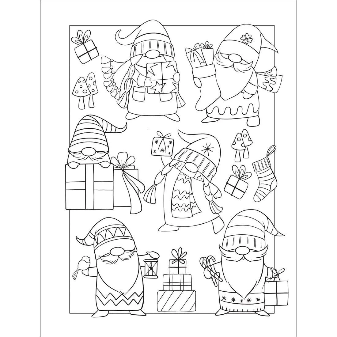 Navidad De Veo Veo Para Colorear 7