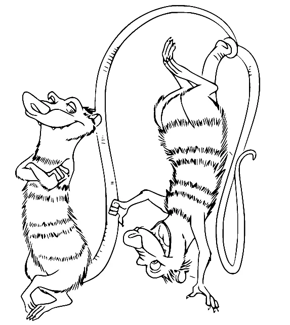 Ice Age Coloring Pages 11