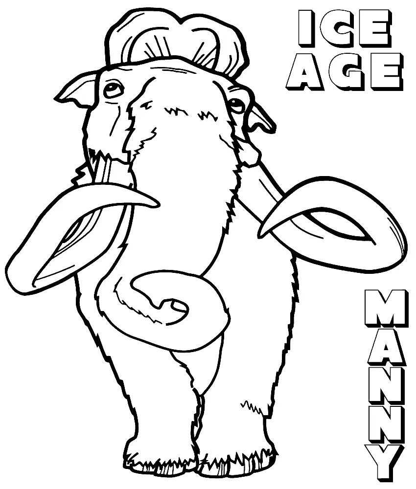 Ice Age Coloring Pages 19