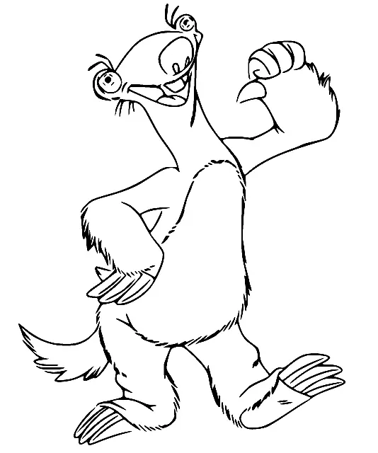 Ice Age Coloring Pages 2