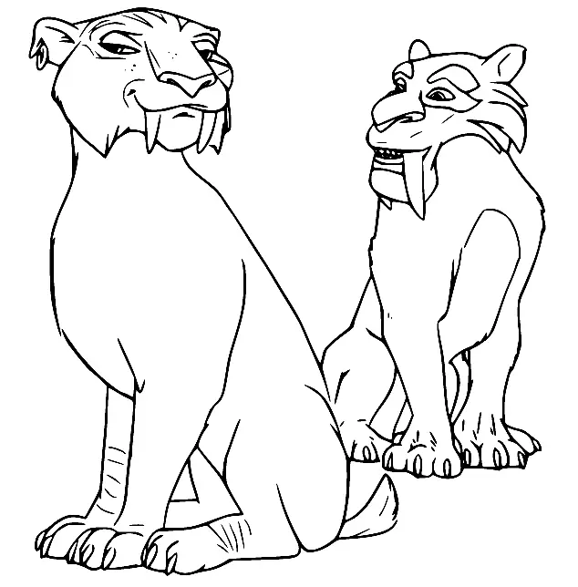 Ice Age Coloring Pages 22