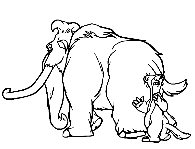 Ice Age Coloring Pages 25