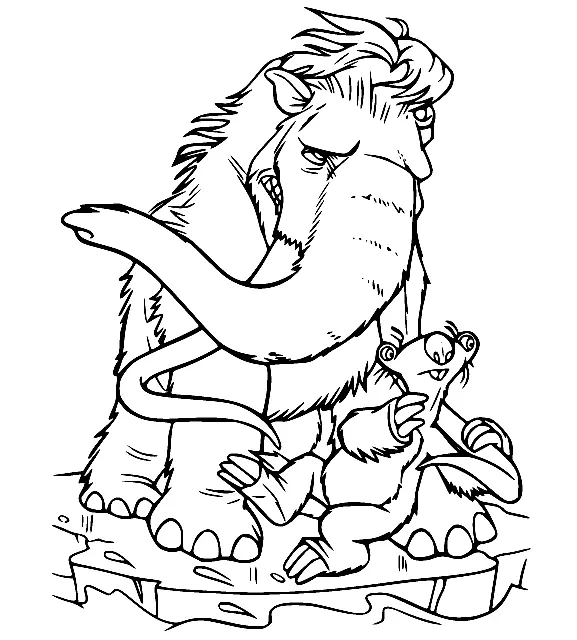 Ice Age Coloring Pages 26
