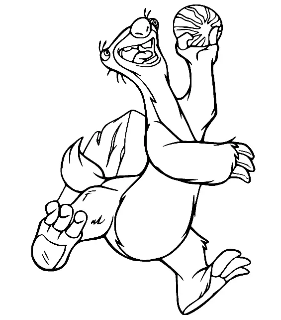 Ice Age Coloring Pages 4