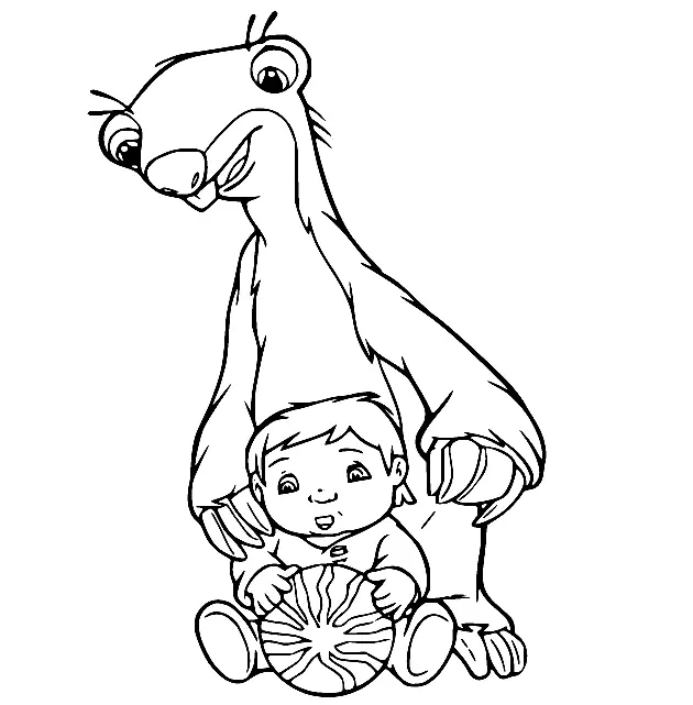 Ice Age Coloring Pages 44