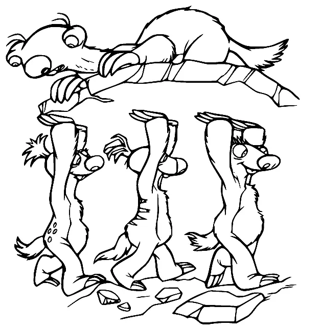 Ice Age Coloring Pages 45