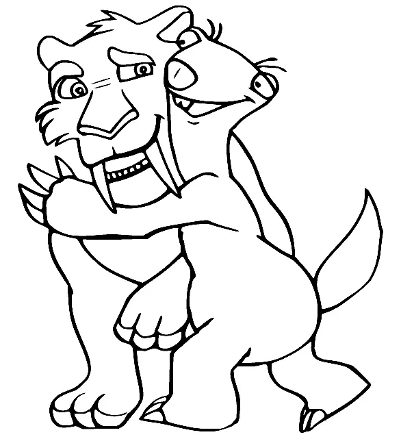 Ice Age Coloring Pages 47