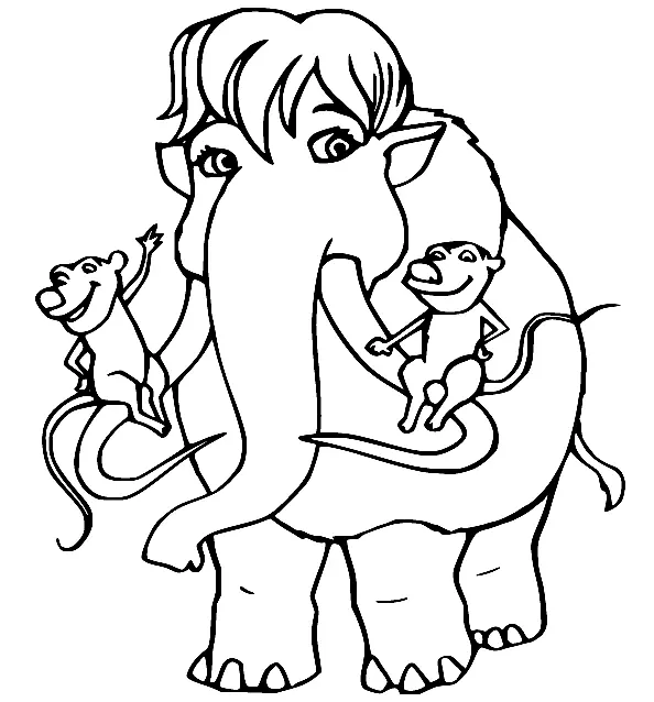 Ice Age Coloring Pages 57