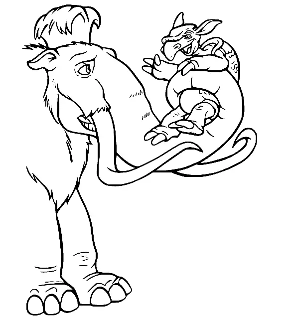 Ice Age Coloring Pages 66