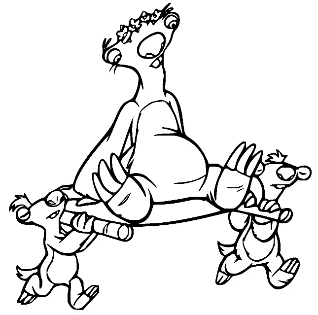 Ice Age Coloring Pages 70