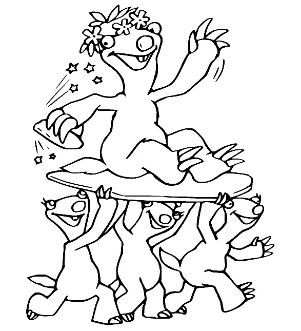 Ice Age Coloring Pages 71