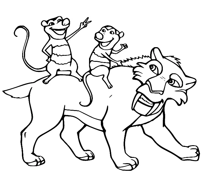 Ice Age Coloring Pages 9
