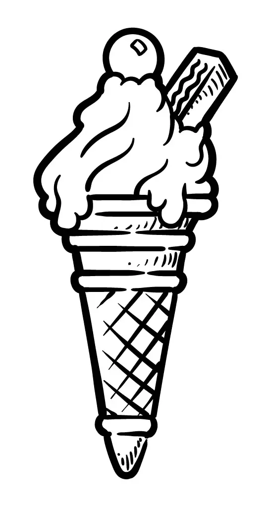 Ice Cream Coloring Pages 49