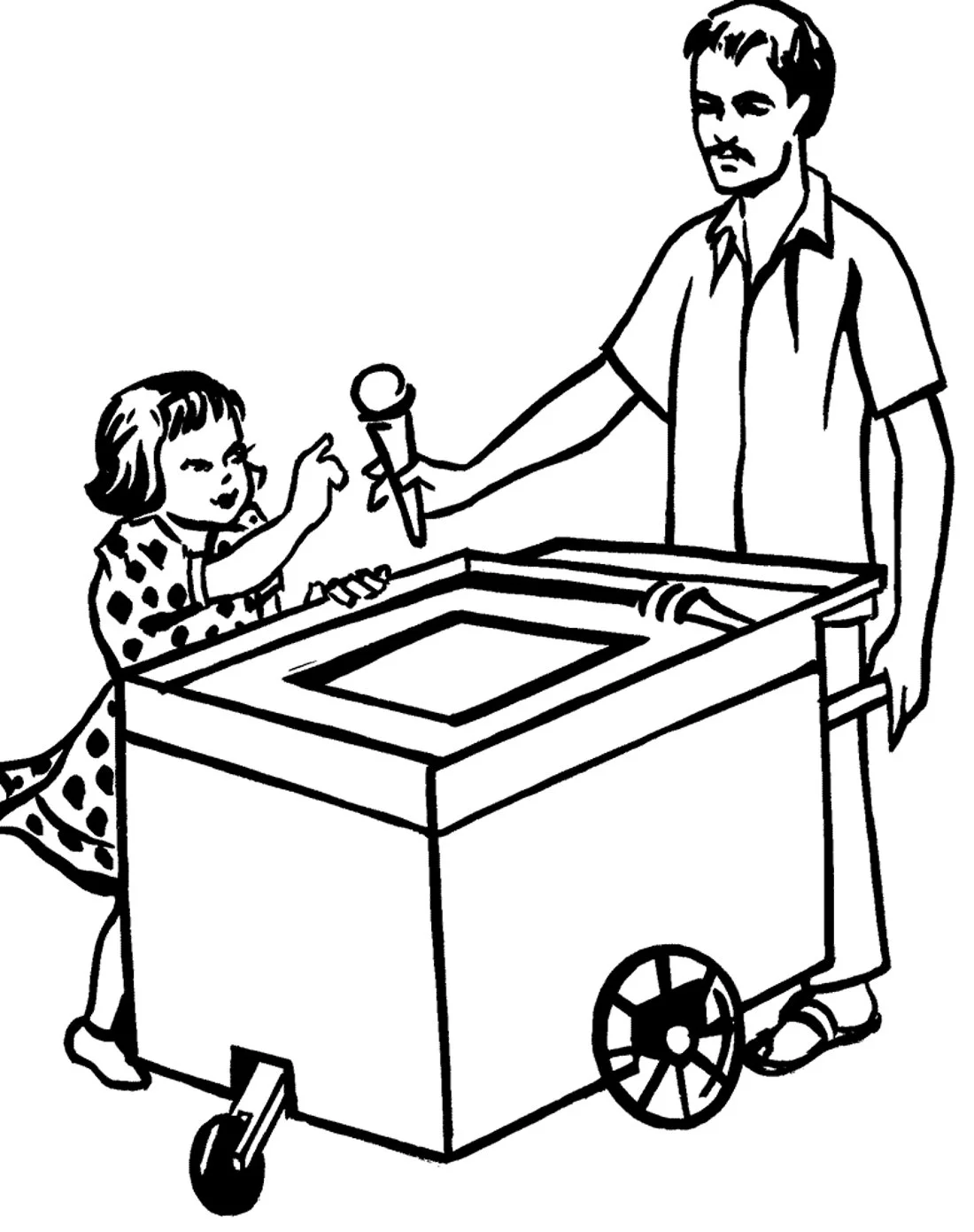 Desenhos de Caminhao de Sorvete Para Colorir 10