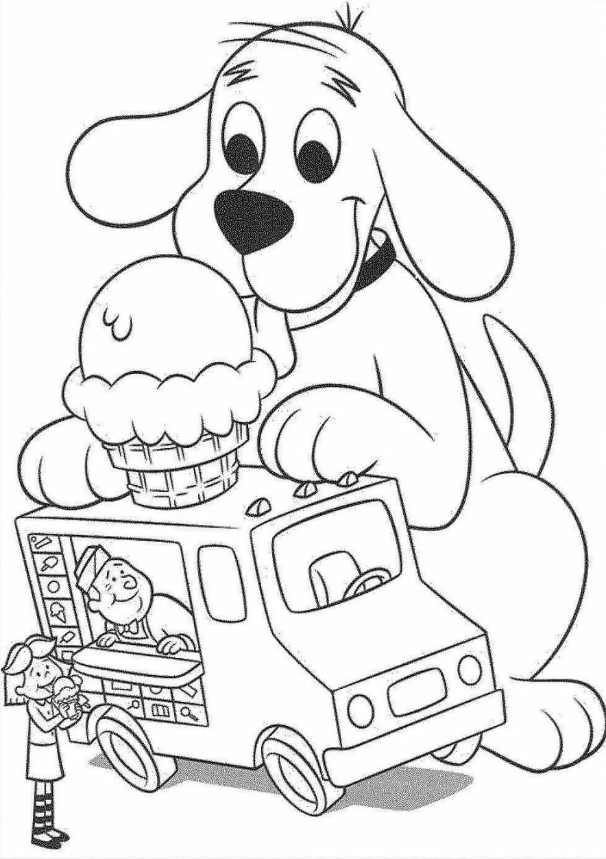Desenhos de Caminhao de Sorvete Para Colorir 8
