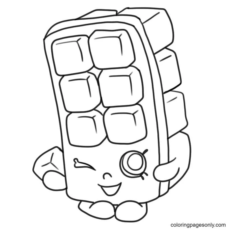 Desenhos de Cubos de Gelo Para Colorir 1