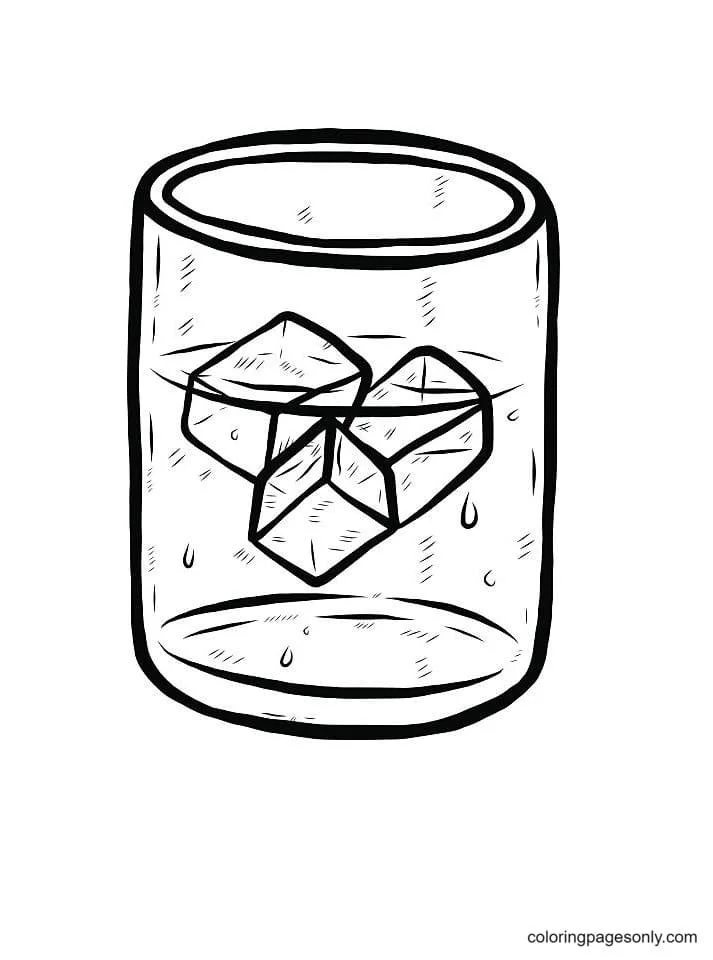 Desenhos de Cubos de Gelo Para Colorir 8