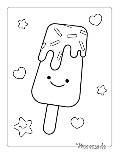 Ausmalbilder Eis am Stiel 50