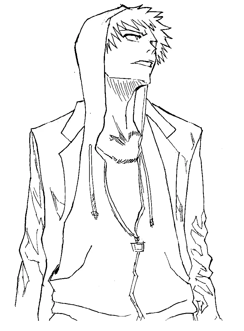 Desenhos de Ichigo Para Colorir 10