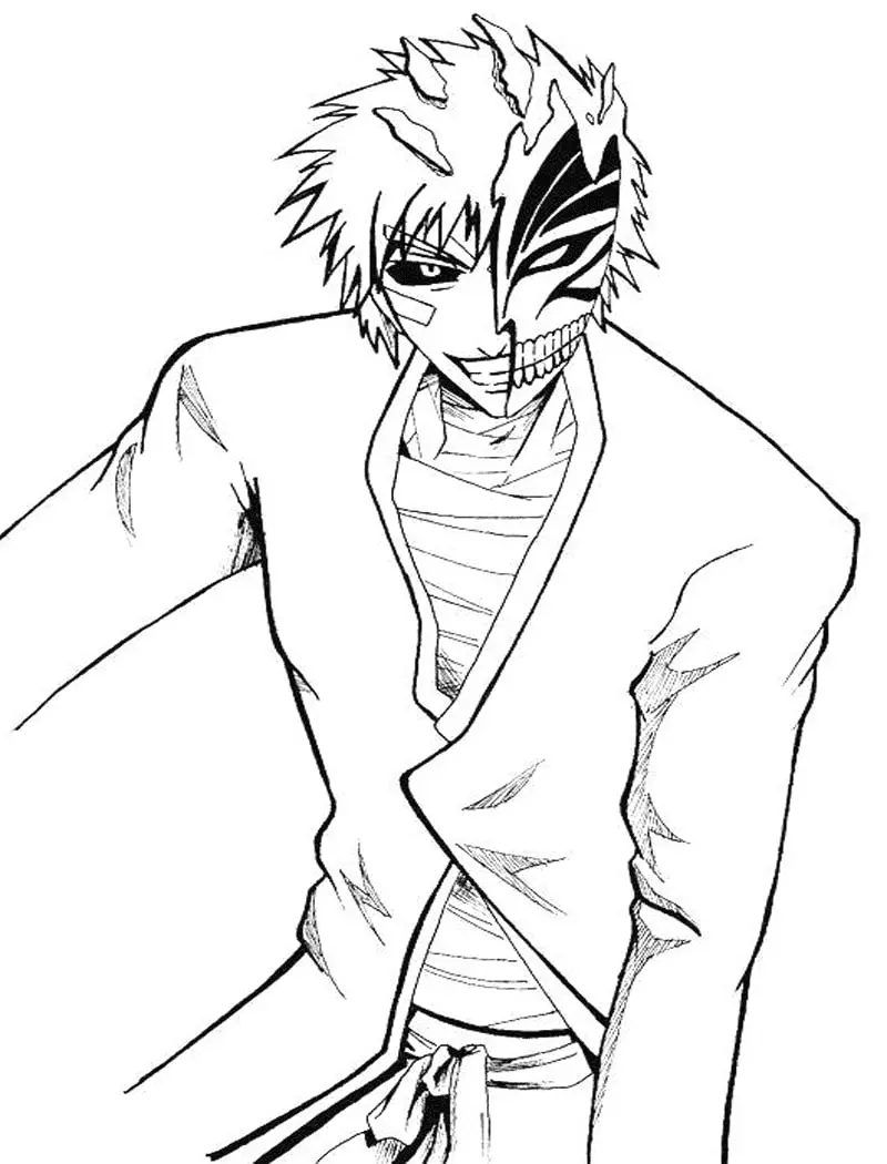 Desenhos de Ichigo Para Colorir 15