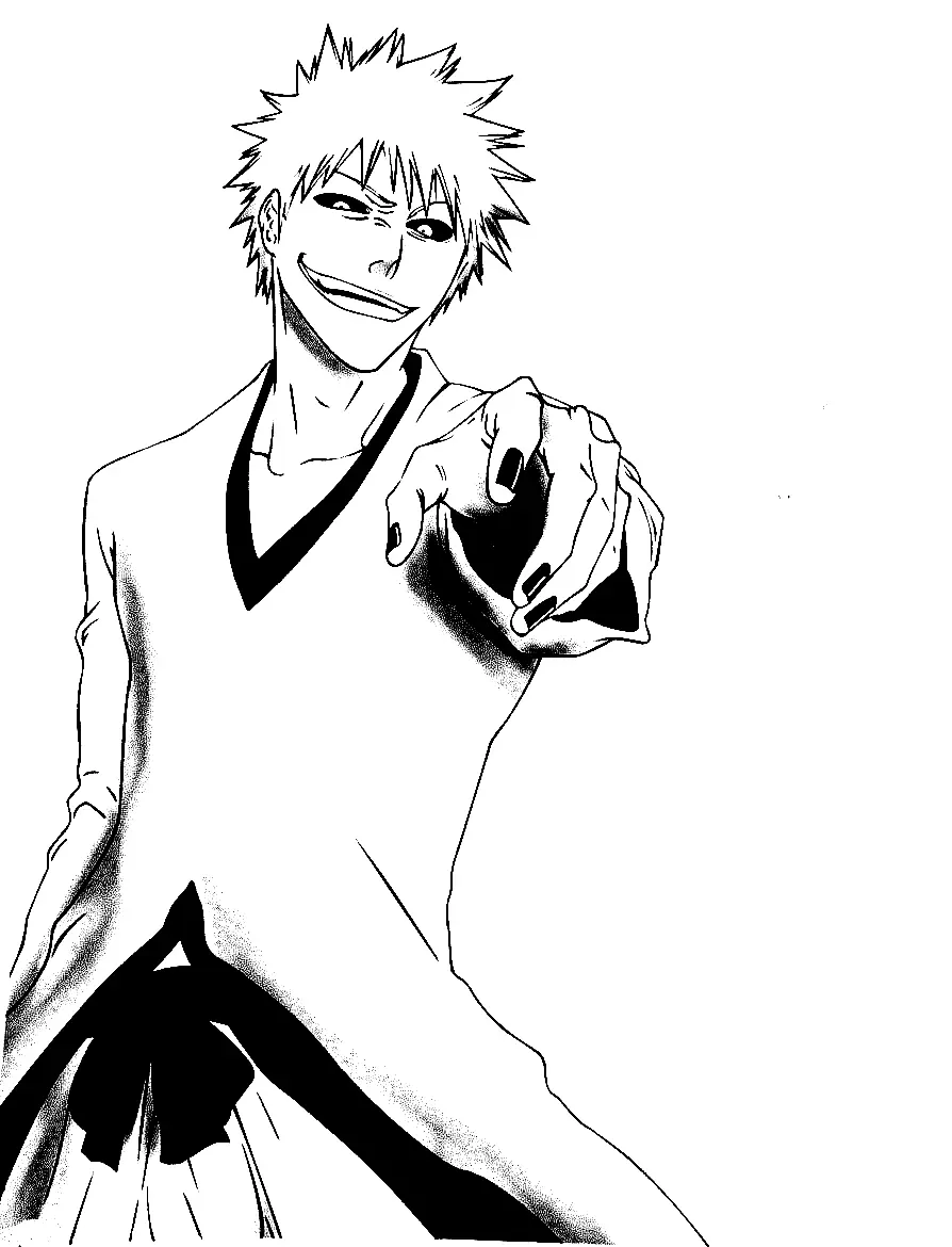 Desenhos de Ichigo Para Colorir 22