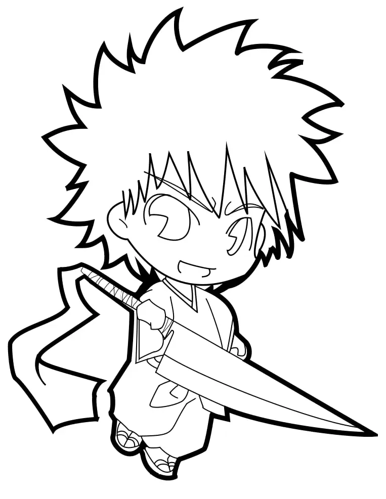 Desenhos de Ichigo Para Colorir 27