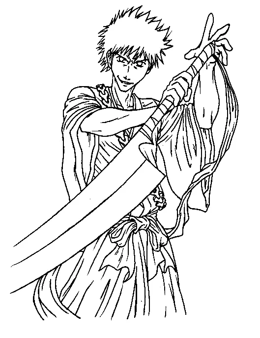 Desenhos de Ichigo Para Colorir 28