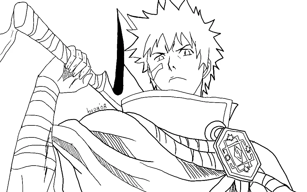 Desenhos de Ichigo Para Colorir 9