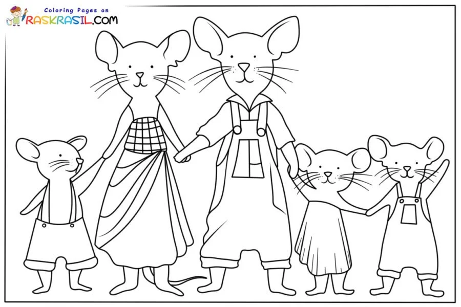 Se voce der um biscoito a um rato Para Colorir 8