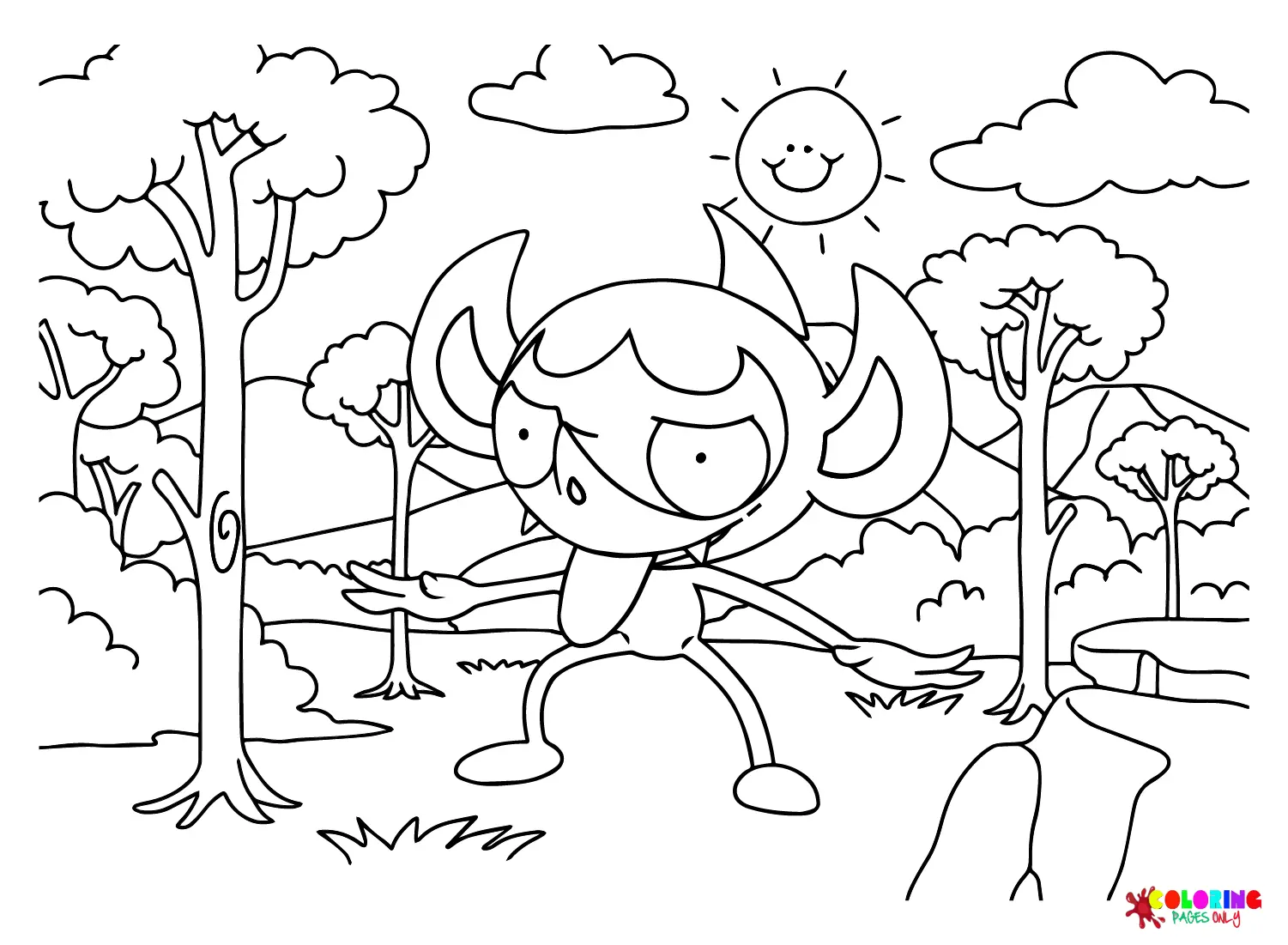 Impidimp Para Colorear