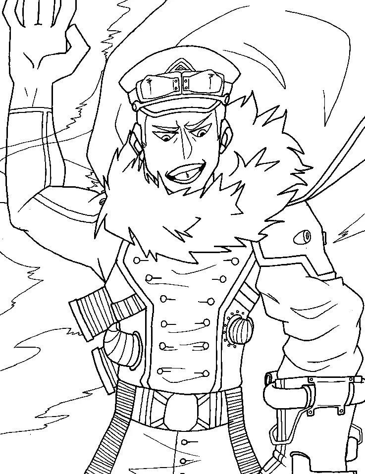 Desenhos de Inasa Yoarashi Para Colorir 7