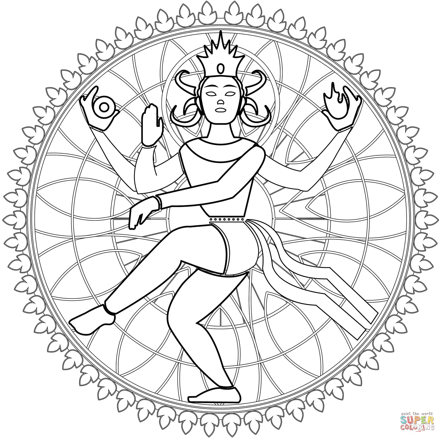 India coloring pages 26