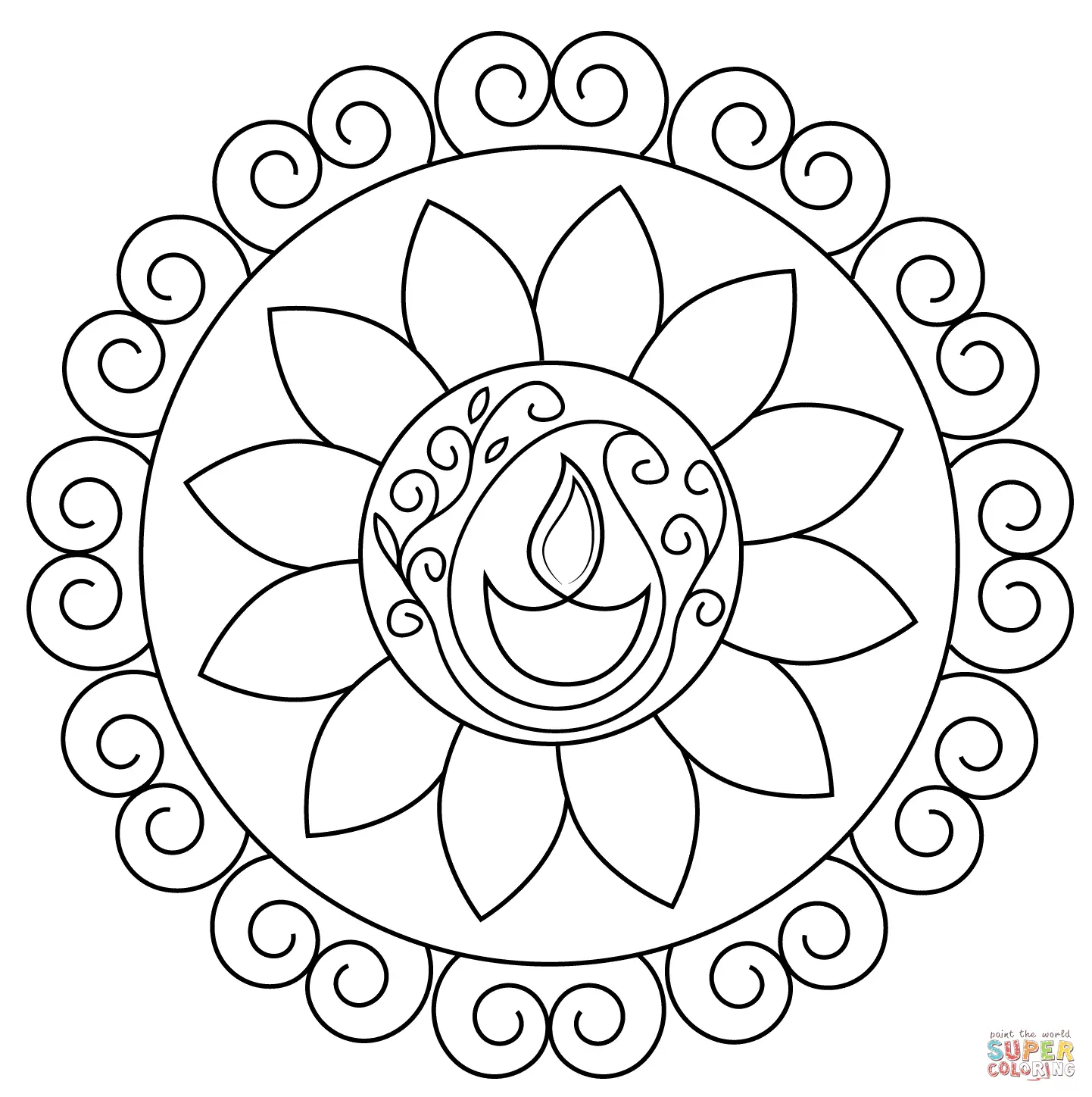 India coloring pages 50