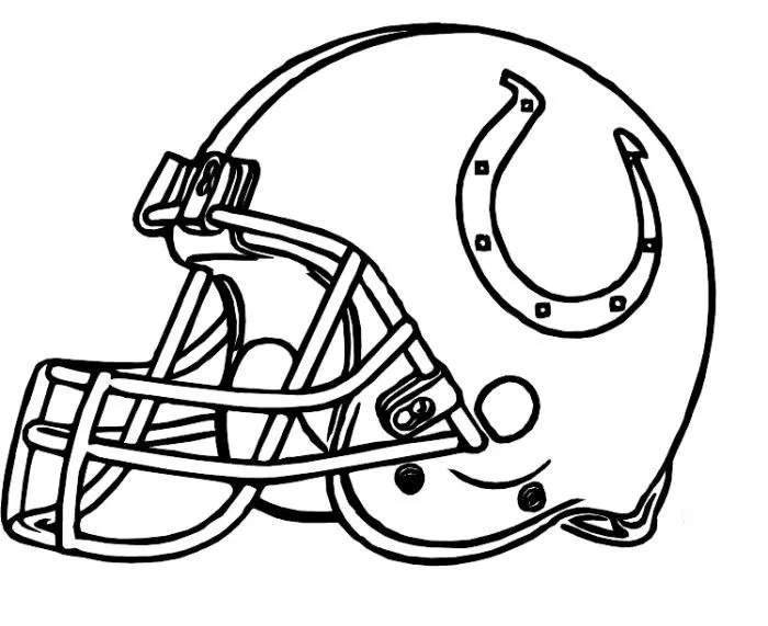 Indianapolis Colts Para Colorir 1