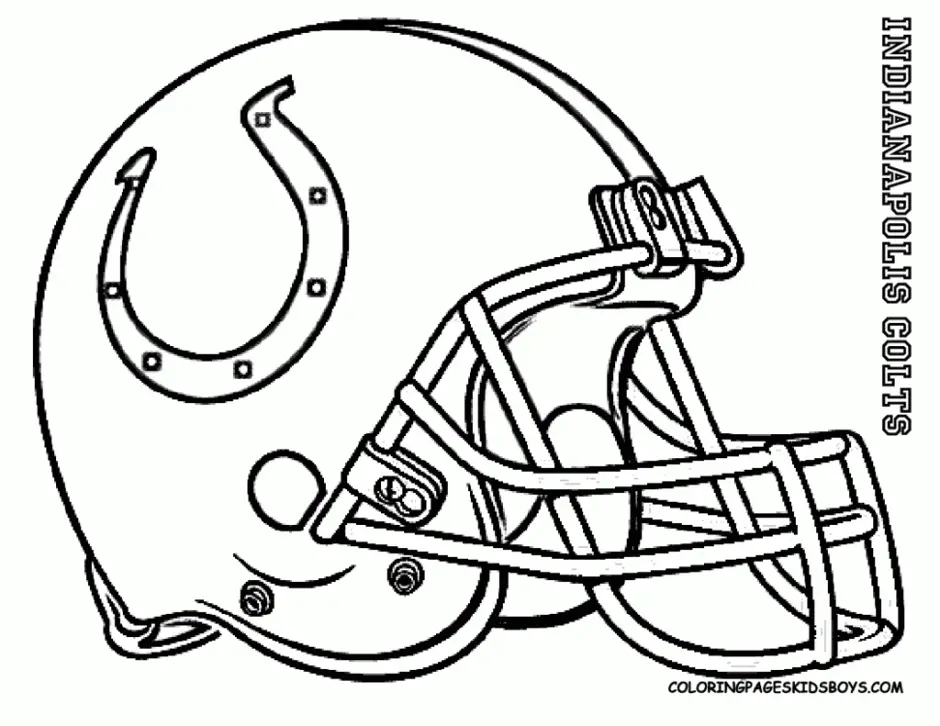 Indianapolis Colts Para Colorir 10