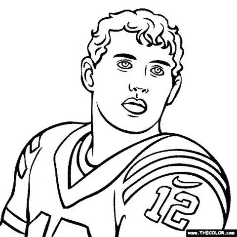 Indianapolis Colts Para Colorir 9