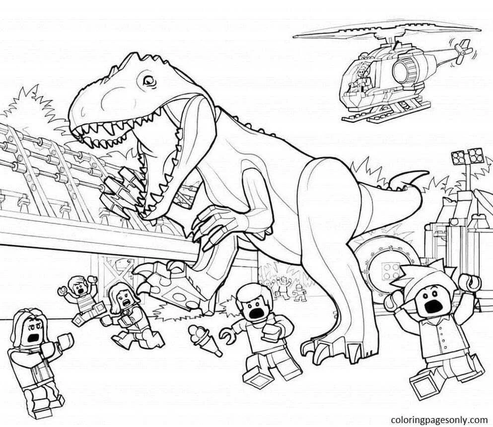 Indominus Coloring Pages 20