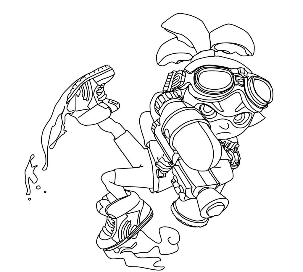 Inkling Ausmalbilder 17