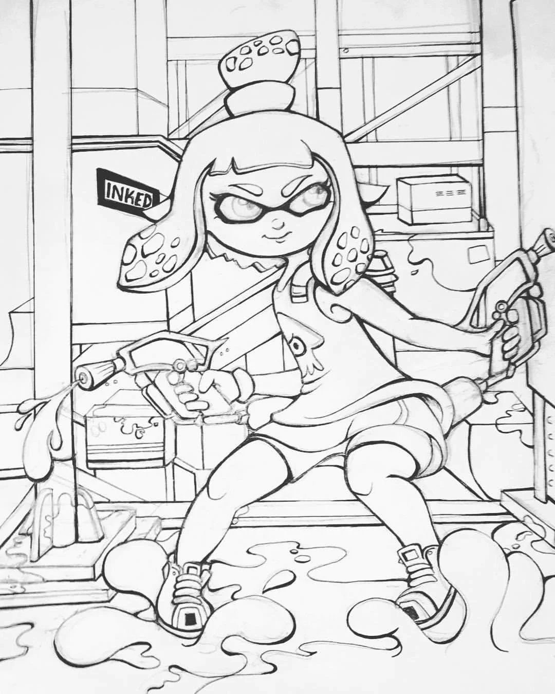 Inkling Ausmalbilder 18