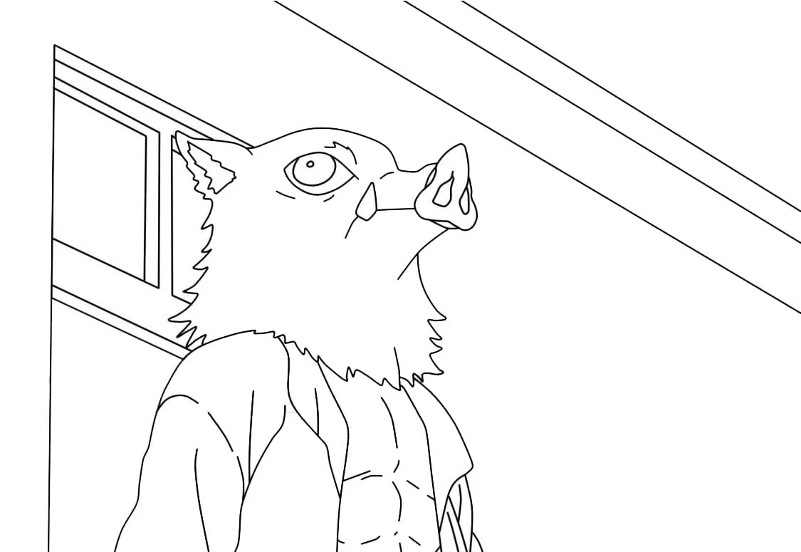 Desenhos de Inosuke Para Colorir 8