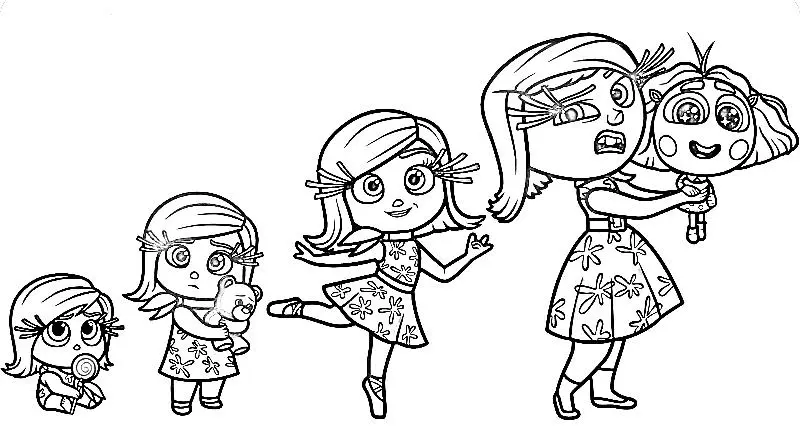 Inside Out 2 coloring pages 17