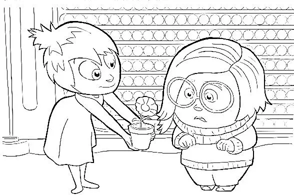 Inside Out 2 coloring pages 19