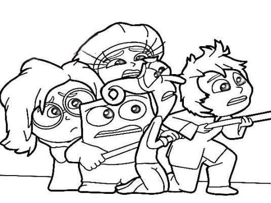 Inside Out 2 coloring pages 22