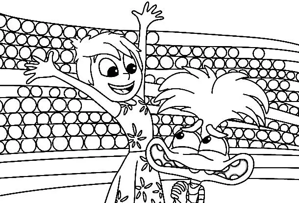 Inside Out 2 coloring pages 27