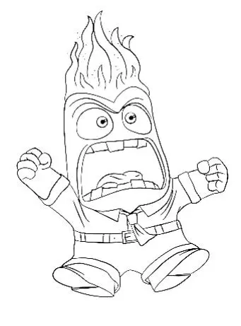Inside Out 2 coloring pages 32