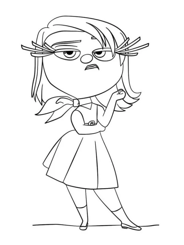 Inside Out 2 coloring pages 45