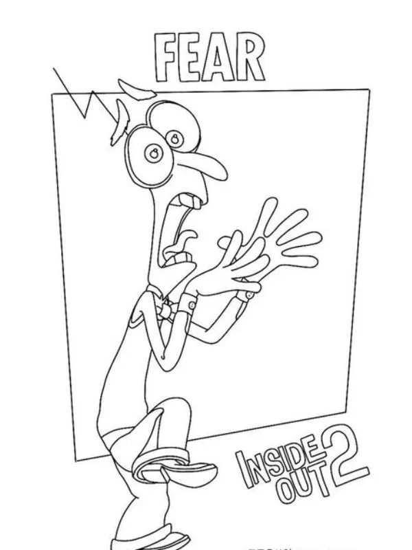 Inside Out 2 coloring pages 48