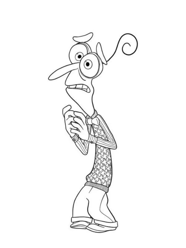 Inside Out 2 coloring pages 49