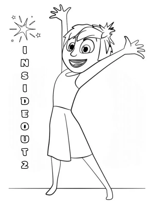 Inside Out 2 coloring pages 59
